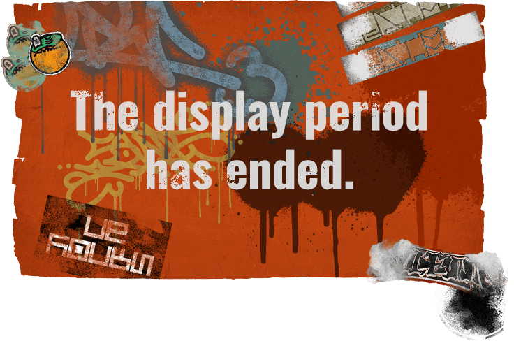 The display period has ended.