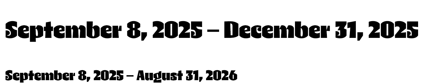 Fan art submissions must be posted between September 8, 2025 – December 31, 2025 Posts will be featured on the official website fromSeptember 8, 2025 – August 31, 2026